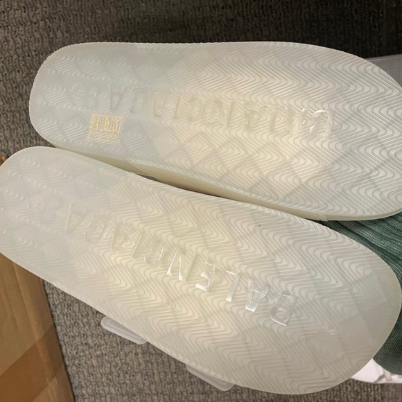 100% Auth BALENCIAGA Mallorca Rubber Transparent Dual-Buckle Slide | US 8/EU 38 - Picture 4 of 6